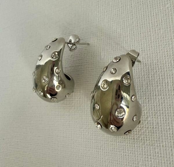 Silver Chunky Earring