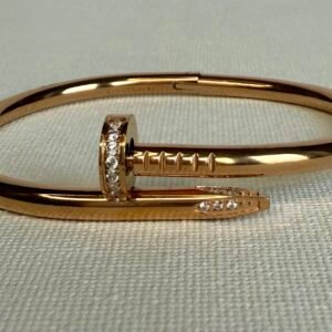 Rose Gold Screw Bangle