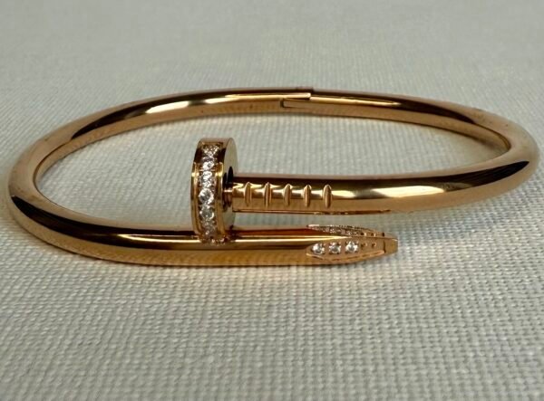 Rose Gold Screw Bangle