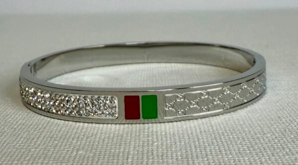 Silver & Detail Bangle