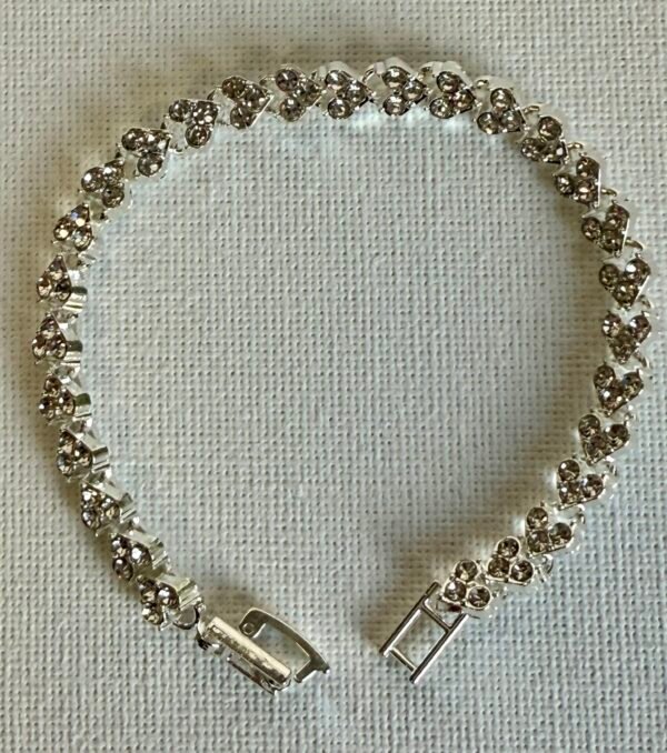 Diamante Heart Stone Bracelet