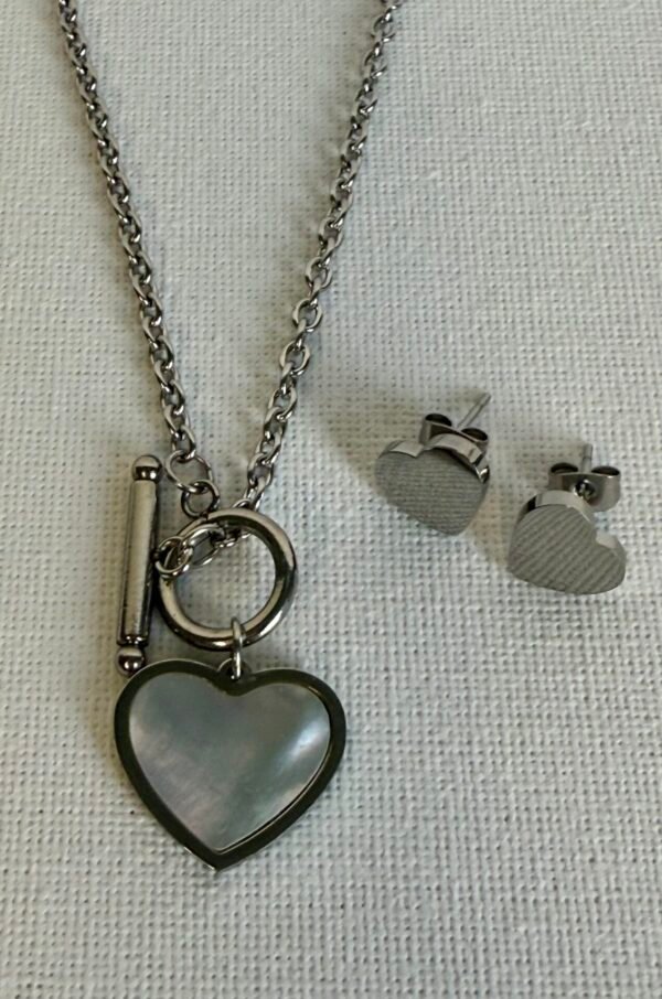 Silver Heart Set