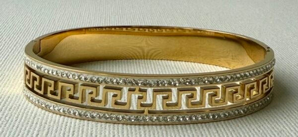 Gold & Diamante Bangle