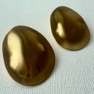 Gold Disc Earrings