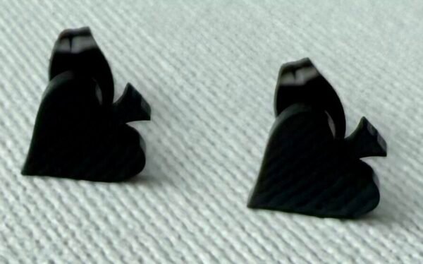 Black Spade Studs