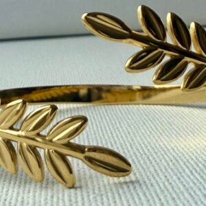 Gold Leaf Bangle