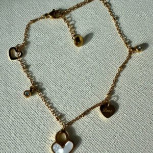 Heart Charm Bracelet