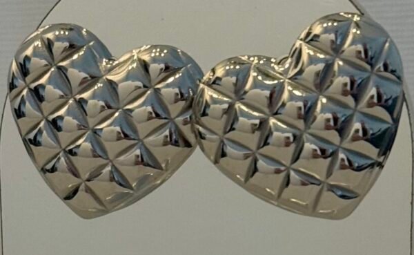 Silver Heart Earrings