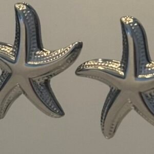 Silver Starfish Earrings