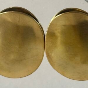 Gold Disc Earrings