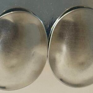 Silver Disc Earrings