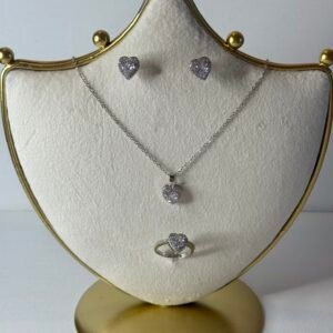 Home 8 Heart Necklace Set