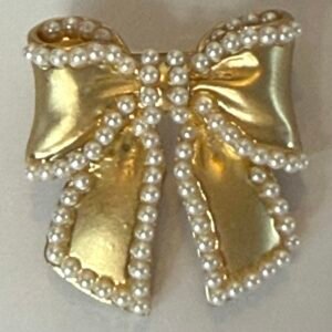 Brooch - Gold Plated Bow
