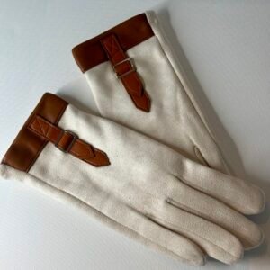 Cream Trim Gloves