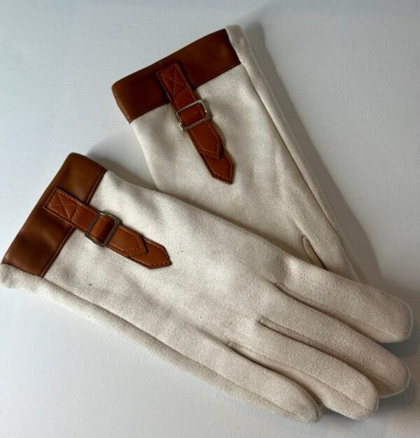 Cream Trim Gloves